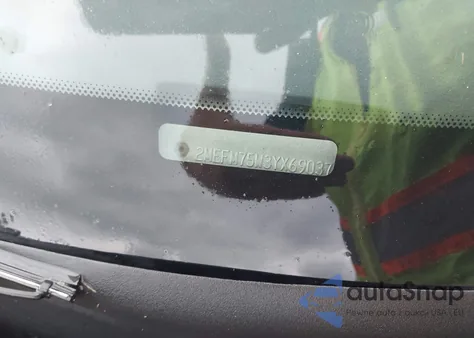 2000 Mercury Grand Marquis Ls z USA, uszkodzony, nr VIN 2MEFM75W3YX690374